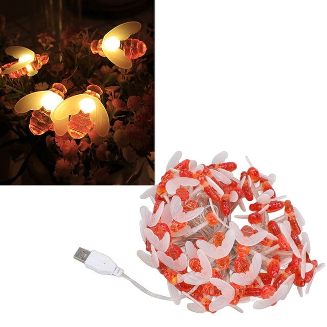 Mini luces decorativas fuente de alimentación USB ABS 5M de longitud 50 LED luces de cadena para jardín ANGGREK Otros