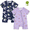 4#Purple, variant on Newborn Baby Clothes Baby Girl Bodysuits Romper with Bamboo Viscose Short Sleeve Boys and Girls Newborn Infant Unisex Clothes 2Pack