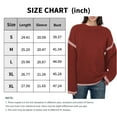 thumbnail image 7 of Amazhiyu Womens Oversized Pullover Sweaters Crew Neck Long Sleeve Ribbed Knit Fall Casual Sweater Tops, 7 of 7