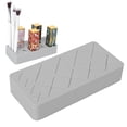 thumbnail image 3 of Lipstick Storage Rack, 12 Slot Soft Silicone Portable Cosmetics Display Stand Simple Elegant  for Nail Polish for Home for Eyebrow Pencil for Women Gray, 3 of 7