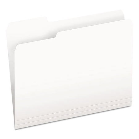 Colored File Folders 1/3-Cut Tabs: Assorted Letter Size White 100/Box | Bundle of 10 Boxes