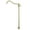 Brushed Brass, variant on Kingston Brass Vintage 60" Add on Shower with 12" Shower Arm