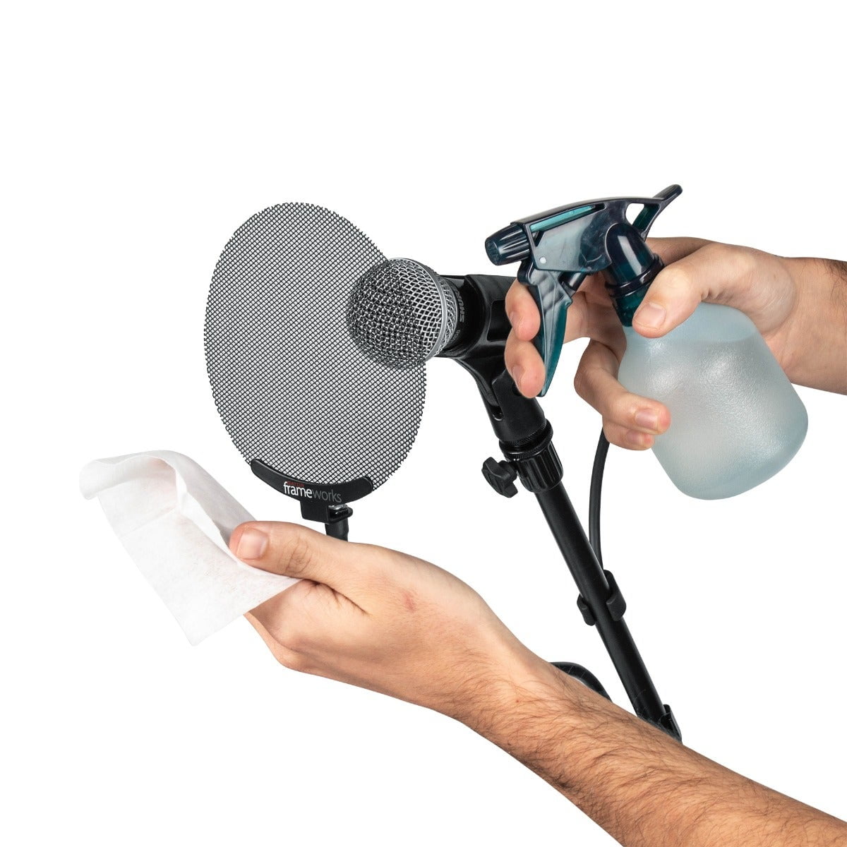 Gator Metal Screen Pop Filter With 12.4" Gooseneck