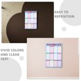 thumbnail image 3 of unbranded Adhesivo De Pared Multiplicación Fácil De Reposicionar Con Acabado Impermeable Multicolor, 3 of 6