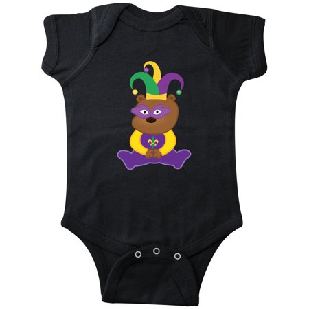 

Inktastic Mardi Gras Childs Jester Bear Gift Baby Boy or Baby Girl Bodysuit