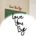 thumbnail image 5 of Love You Bye Sign Above Door, Wooden Wall Art Decor, Love and Warm Decoration for Your Family, Boho Wall Decor, Wall Decoration Living Room for Door, Home, Windows and Walls, 5 of 8