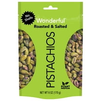 Wonderful Pistachios No Shells Roasted & Salted Nuts, 6 Ounce Resealable Bag