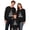 Black, variant on Matching Christmas Pajamas, for Father Light up Christmas Tree Print Family Matching Pullover Sweatshirt for Christmas Party and Family Photos Holiday Ready