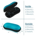 thumbnail image 3 of Funda para gafas de sol Fintie Legacy, carcasa de EVA verde azulado con mosquetón, 3 of 9