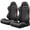 Black, variant on Yesurprise 2Pcs Universal Racing Bucket Seats PVC Leather Adjustable Seats with Sliders Comfortable Ergonomic Backrest Reclinable Racing Seats (Not Including Seat Bracket)