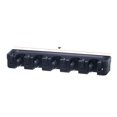 thumbnail image 2 of Superio Mop And Broom Organizer, 5 Slots and 6 Hooks (Black), 2 of 5