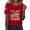 Red, variant on Women's 250th Anniversary Usa Shirt 4th Of July T-Shirt Flag Graphic Patriot Tee Patriot Tee Usa Flag Shirt Tops