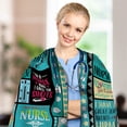 thumbnail image 3 of Nurse Gifts for Women, Nurses Week Gifts, Gifts for Nurses Blanket, Nurse Practitioner Gifts for Women, Nurse Appreciation Gifts, Nursing Gifts Graduation Gifts for Her, Nurse Blanket 60"X50", 3 of 6