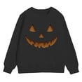 thumbnail image 4 of Staki Cute Halloween Shirts Kids Girl Crewneck Halloween Sweatshirt Print Graphic Halloween Shirt Long Sleeve Tops(Black,6Y), 4 of 4
