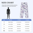 thumbnail image 4 of Pofeuu Lavender Flowers Print Men's Pajama Pants, Soft Lounge Pajama Pants with big pockets for Men Plaid Pj Bottoms-XX-Large, 4 of 6