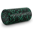 thumbnail image 1 of Rodillo de espuma ProSourceFit de alta densidad, 30 cm, firme, negro y verde, 1 of 6