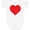 AA-White, variant on Inktastic Red Heart Boys or Girls Baby Bodysuit