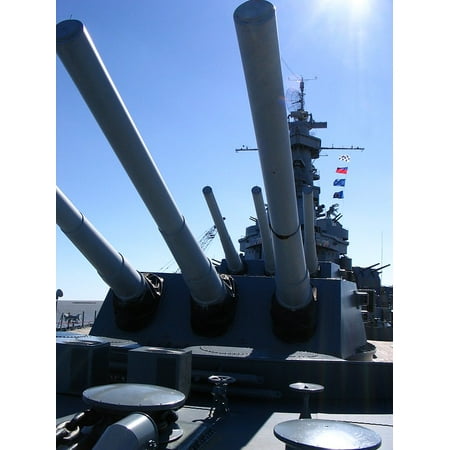 - LAMINATED POSTER America Alabama Battleship Wwii Navy Usa Uss Poster Print 24 x 36