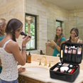 thumbnail image 4 of EIMELI Professional Travel Cosmetic Makeup Bag Organizer Makeup Storage Case Black, 4 of 8