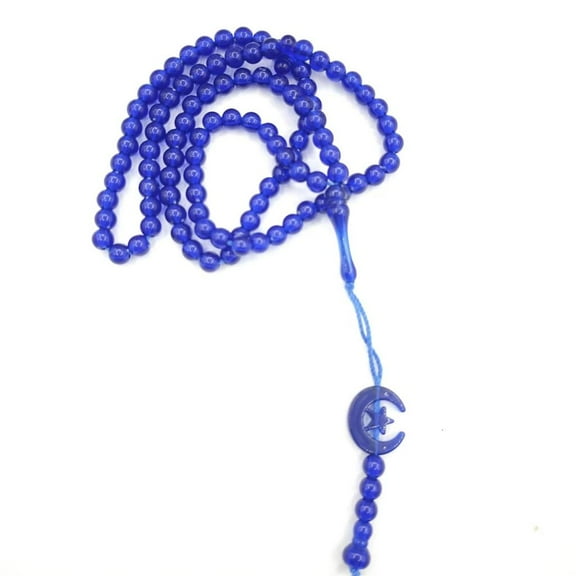 Ciwanning 99-Prayer Tasbih Beads 8mm Rosary Beads Tasbih Prayer Beads Wrap Bracelets Necklace Eid Prayer Beads for Men Women
