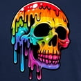thumbnail image 3 of CafePress - Vibrant Multicolor Skull Men's Value T Shirt - Men's Classic Graphic Cotton T-Shirt, 3 of 4