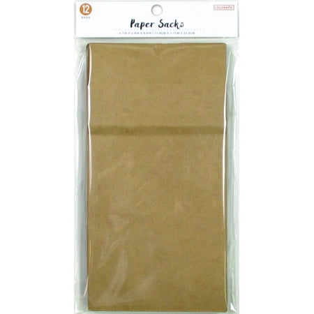 Colorbok Brown Medium Craft Bags 12 Count Colorbok Brown Medium Craft Bags 12 Count