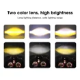 thumbnail image 2 of Faros Auxiliares Led Lupa 80w Doble Color Para Auto Moto 2pc, 2 of 6