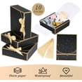 thumbnail image 7 of DECHISY 10Pack Small Gift Boxes, 6.5''x6.5''x2'' Black Gift Boxes with Ribbon, Small Boxes for Gifts Birthday Wedding Party Valentine's Day Mother's Day, 7 of 7