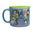 thumbnail image 4 of Taza de Cerámica Iridiscente Bitono, Diseño Toy Story 30 Aniversario, Disney Pixar, Tarro para Bebidas Calientes, Capacidad 430 ml, Azul/Verde, 4 of 5