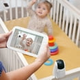 thumbnail image 6 of VAVA 8" 1080P HD Video Baby Monitor Split View, Night Vision, Zoom/Pan/Tilt, & 2-Way Audio, White, 6 of 9