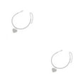 thumbnail image 1 of yingyy 1/2/3/5 Women Rhinestone Anklet Portable Party Banquet Simple Design Crystal Jewellery Ladies Decoration Birthday Gift 2PCS, 1 of 6