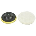 thumbnail image 3 of Chendee 5Pcs 4"Inch Car Polish Wax Sponge Foam Pad Polisher Buffer Set Drill Adapter Kit, 3 of 9