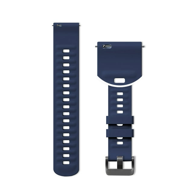 Graflsoa Mibro Color XPAW002 Bracelet de Remplacement pour Smartwatch - Bracelet en Silicone TPU Doux Bleu Foncé, Libération Rapide, Réglable, Design Durable et Respectueux de la Peau