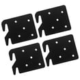 thumbnail image 6 of HOMEMAXS 4 Pcs Bed Rails Bed Hook Flat Bed 10.90X8.70X0.20CM Black, 6 of 8