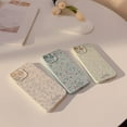 thumbnail image 5 of Compatible with iPhone 12 Case Vintage Floral Rose Pattern Cute Design for Women Girls Fashion Slim Soft Flexible TPU Rubber for iPhone 12-White, 5 of 8