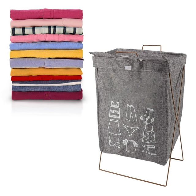 Cesta Plegable Para Ropa Sucia, Cesta De Lavandería Plegable De Lino Y Algodón Impermeable Que Ahorra Espacio Para Almacenar Ropa Sucia Para Uso Doméstico