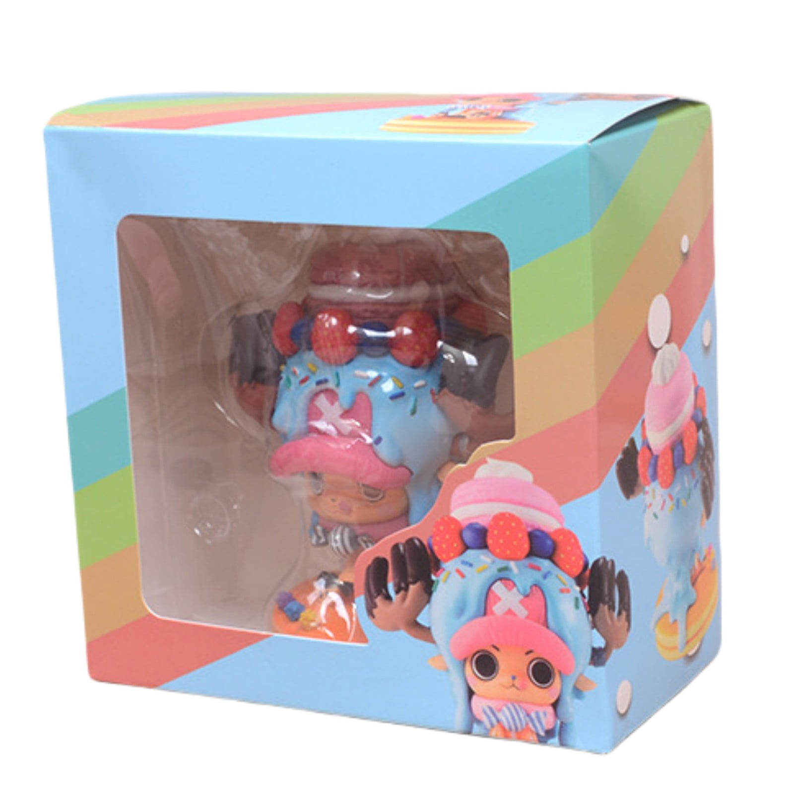 Dxuioz Cake Tony Tony Chopper Figure Anime Model 4.72Inch PVC Action Figure Collection Statue Anime Character Figure Desktop Decor