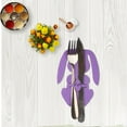 thumbnail image 4 of Easter Bunny Tableware Silverware Rabbit Fall Cutlery Holder Bag Adorable Cutlery Holder For Party Utensil Holder Pocket Fall Flatware Holders Easter Party Accessory round Rubber Mat 6 round Tall, 4 of 9
