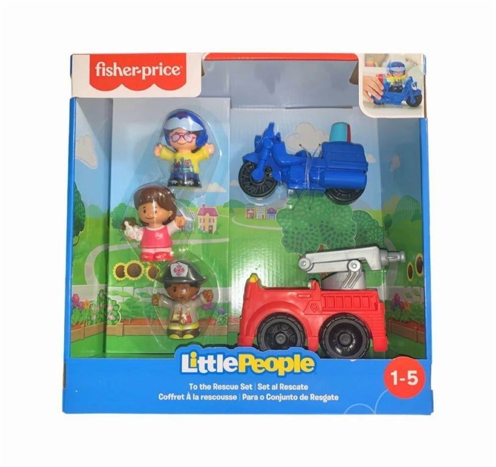 Fisher-Price Little People Ambulance – Schiebe-Spielzeug Mit EMT-Figur Für Kinder Ab 1 Jahr