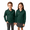 Hunter Green, variant on Boys & Girls School Uniform Polo Shirt, 2-Pack Long Sleeve Navy Dri-Fit Performance Polos, Youth L, 11-12 Year, ClassExceed