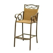 International Caravan Valencia Patio Bar Stool in Honey (Set of 2)