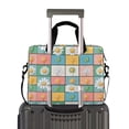 thumbnail image 2 of FORMRS 16" Laptop Bag Carrying Sleeve Case with Handle Travel Shoulder Briefcase, Daisy Mosaic, 2 of 8