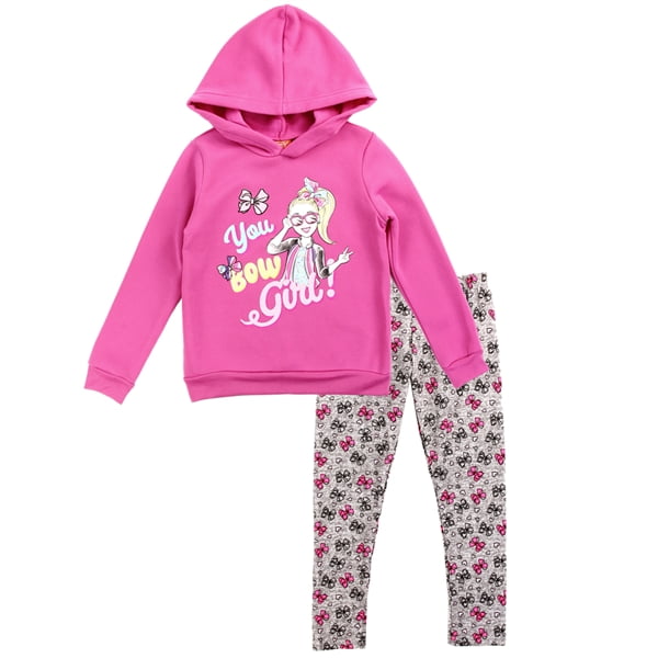 Nickelodeon Jojo Siwa Girls' Hoodie & Legging Set 2PC Jojo Fleece