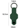 thumbnail image 3 of Case Silicona para El Llavero Impermeable Airtag Con Key Organizer () Green, 3 of 3