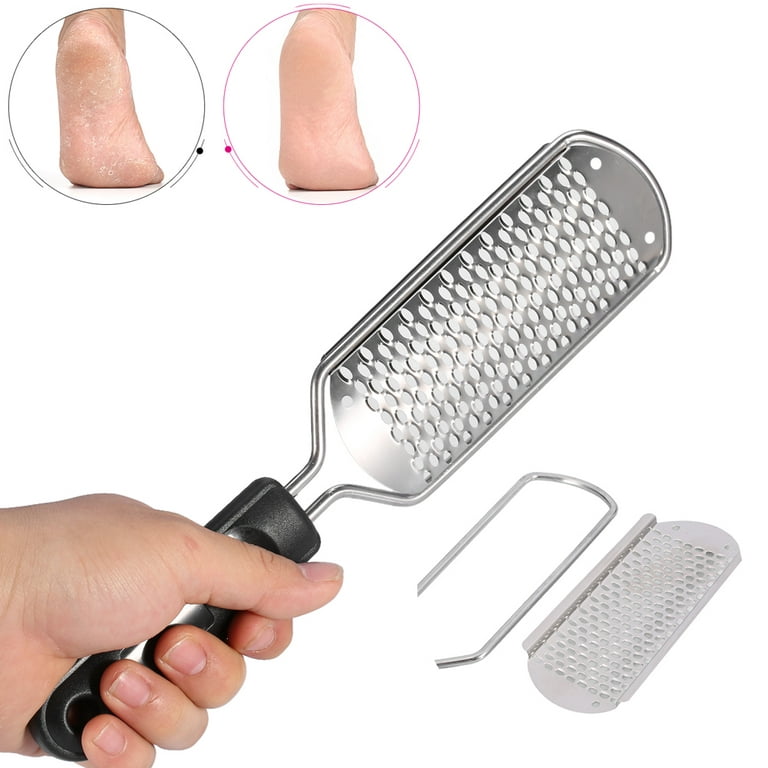 New Hole of Star Round 360° Pedicure Foot File Rasp Callus Stainless Steel  Hard Dead Skin Removal Foot Scraper Grinding Grater Scrubber Wet Dry Foot  Care Tool