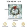 thumbnail image 2 of NIJIAN  Merry Christmas Pine Wreath Gallery Wrapped Canvas Wall Art, 2 of 5