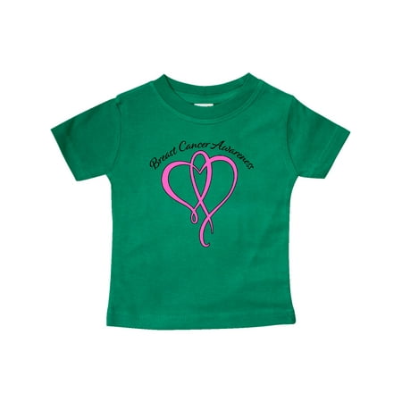 

Inktastic Breast Cancer Awareness with Pink Ribbon Heart Gift Baby Boy or Baby Girl T-Shirt