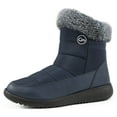 thumbnail image 2 of Ablanczoom Women Boots Winter Warm Waterproof Ankle Snow Booties, 2 of 6
