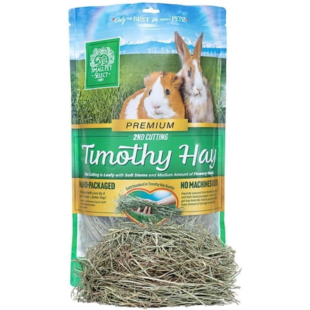 Small Pet Select 2nd Cutting Perfect Blend Timothy Hay Pet Food for Rabbits, Guinea Pigs, Chinchillas and other Small Animals, Premium Natural Hay Grown in The US, 12 OZ