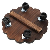 WORGEOUS  Flower Plate Base Plant Tray Pot Stand Wheel Flowerpot Dolly